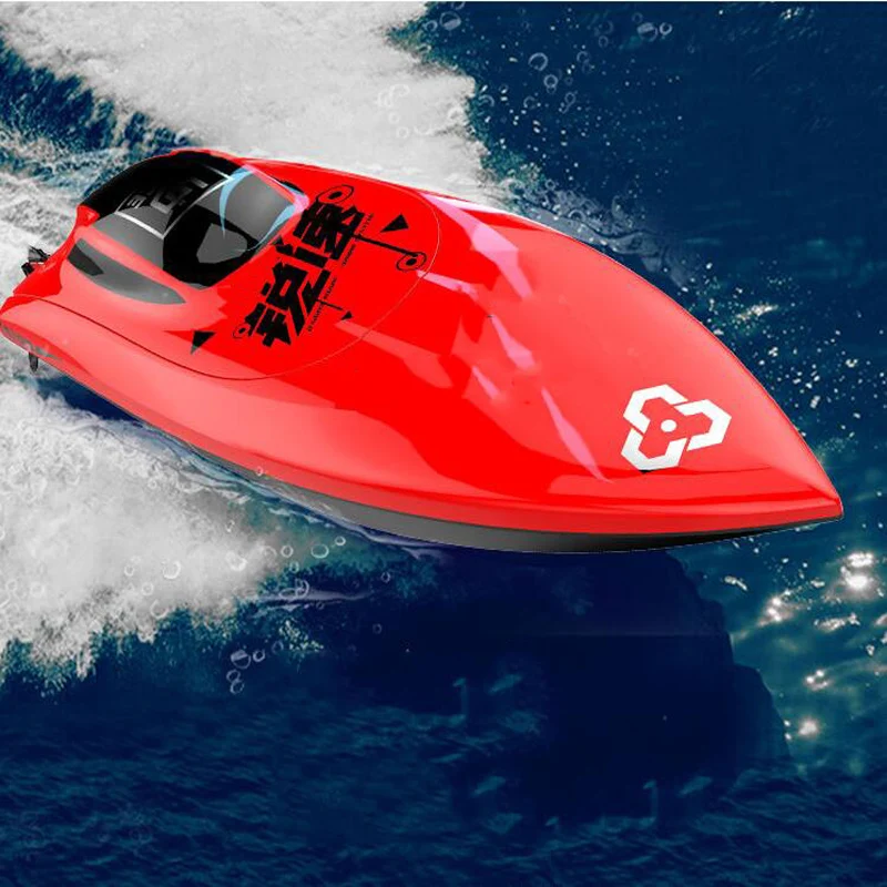 

Children's Electric Toy Ship Wireless Remote Control Boat High Speed Speed Boat Ship Simulation Model Toy Automatic Ship Reset