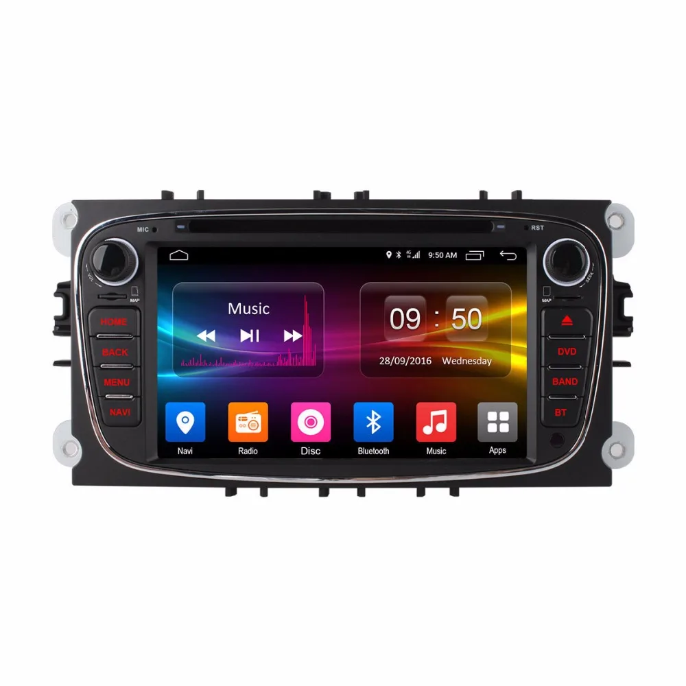 Cheap Octa Core Android 6.0 2GB RAM Car DVD GPS Radio Player For Ford Mondeo Focus C S MAX 2007 2008 2009 2010 2011 Kuga Galaxy 1