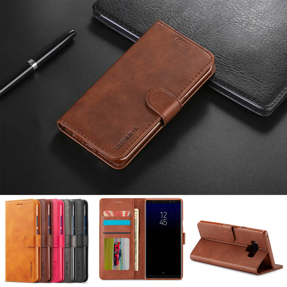 

For Coque Samsung Galaxy Note 9 Case Leather Wallet Credit Card Phone Case For Samsung Galaxy Note 9 Flip Case Cover Fundas Etui