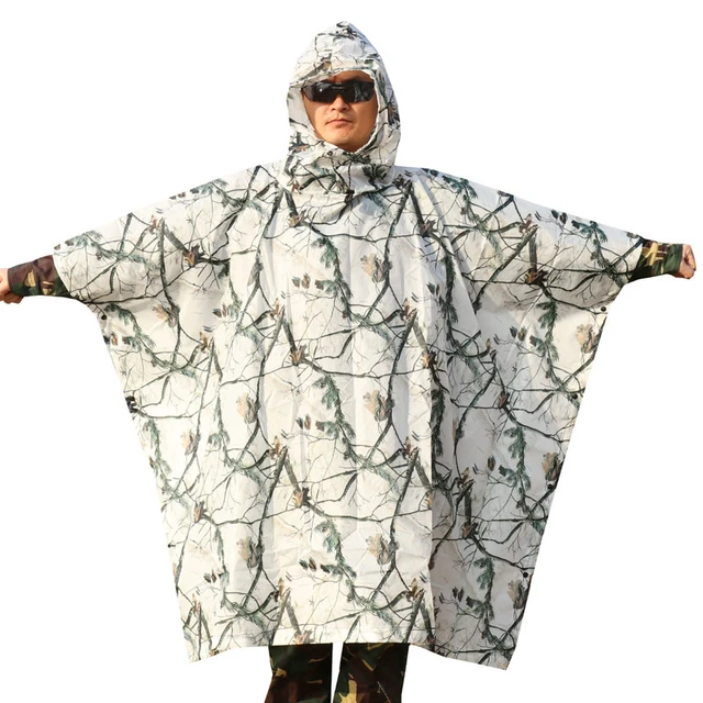 Spey Pines Hunting Patterned Poncho