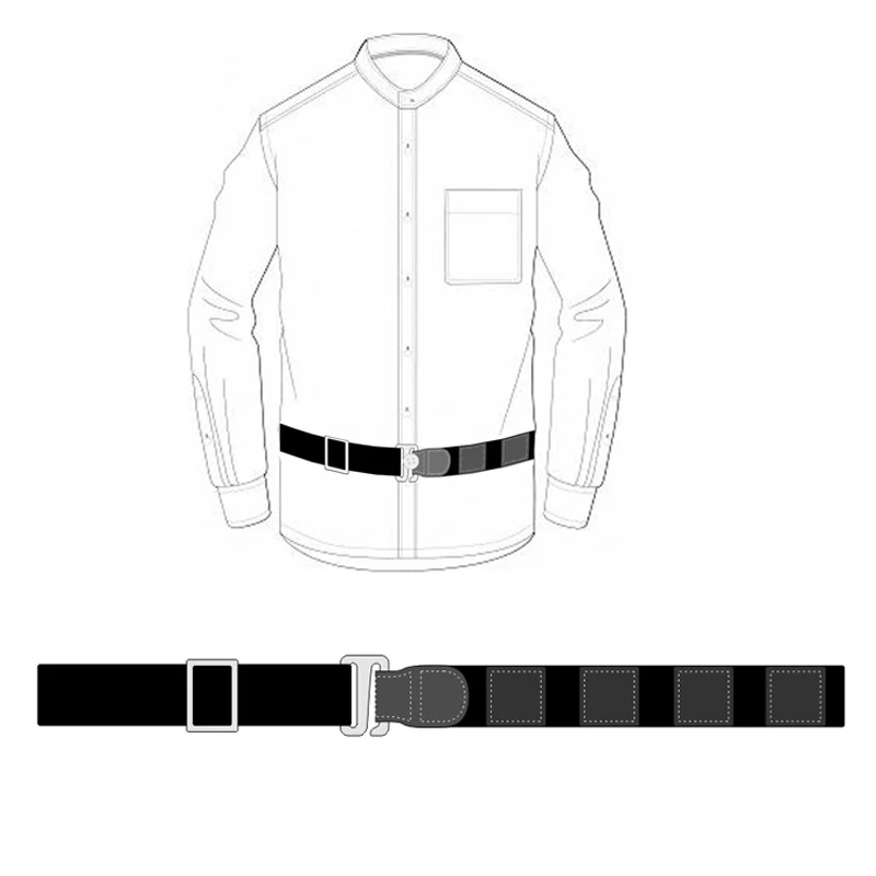 Нескользящий держатель для рубашек с защитой от морщин, регулируемый, для рубашки, лучше всего подвернуть ремень для цельного брюшного ремня
