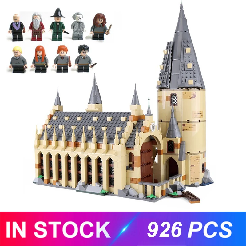 

Harri Potter Hogwarts Express Castle Hall Compatible IegoSet 75954 IepinSet 16052 Model Building Block Brick Hogwarts Great Wall
