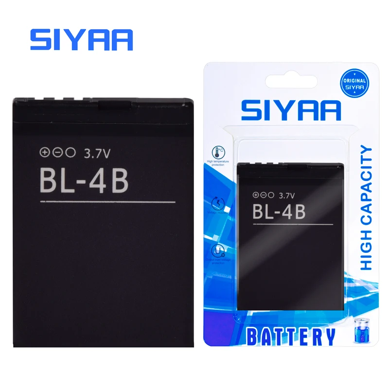 SIYAA оригинальный BV 5JW BL 5C 5B 5J 4B для Nokia C2 01 5140 2630 Lumia 5800 5228 800 800C N9 BV5JW Li Ion акумуляторная