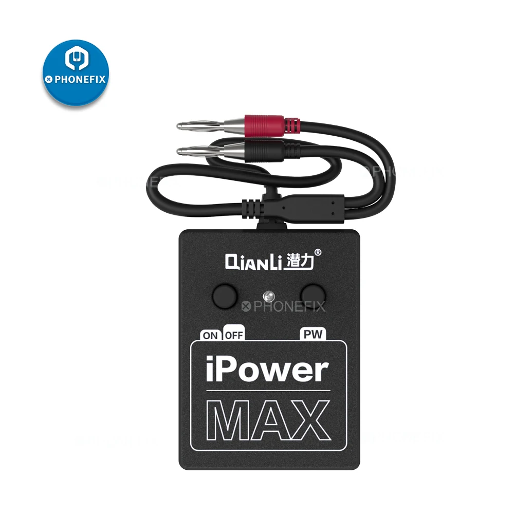 

PHONEFIX IPower MAX Pro DC Power Test Cable With On Off Power Switch for IPhone 6 6S 7 8 X XS MAX MotherBoard Repair