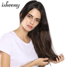 Isheeny Remy clip In Human Hair Straight 8pcs/set Seamless Natural Clip Extensions Full Head Brazilian Pure Color Clip Ins Isheeny Remy clip In Human Hair Straight 8pcs/set Seamless Natural Clip Extensions Full Head Brazilian Pure Color Clip Ins