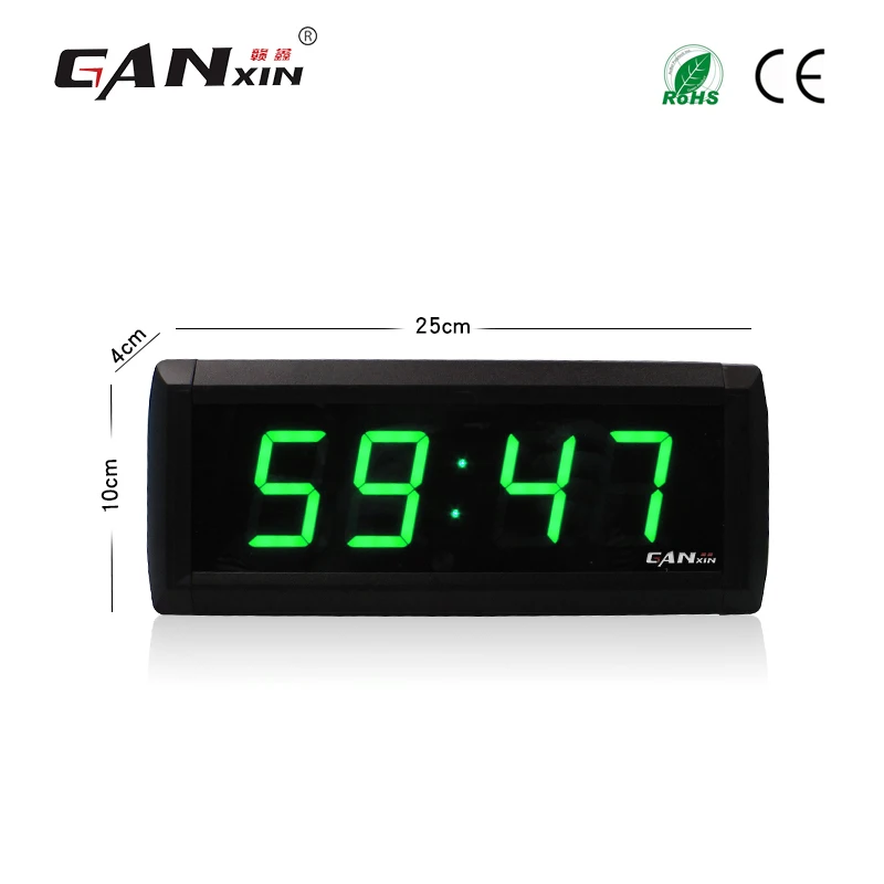 

[Ganxin]1.8" Cheap High Quality Led wall Clock with IR Remote Control Convenient and Easy to Use