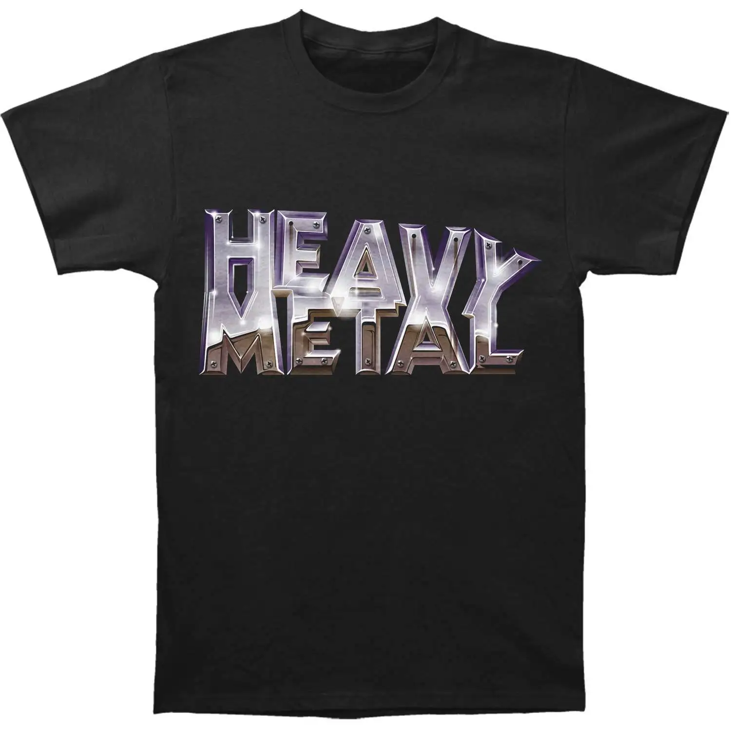 Тяжелый металл Для мужчин металлические Футболка X-Large Black | Мужская одежда