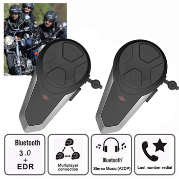 

2 pcs BT-S3 Motorcycle Helmet Bluetooth Headset Intercom 3 Riders 1000M Wireless Intercomunicador GPS FM MP3 BT Interphone