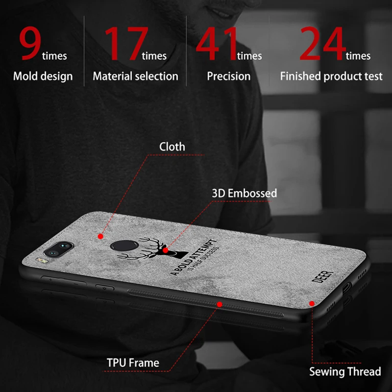 Тканевый чехол для телефона для Xiaomi mi A1 чехол для Xiaomi mi 5X5 mi 5 mi 5X mi A1 на Xio mi 5 X A 1, высококачественный защитный чехол
