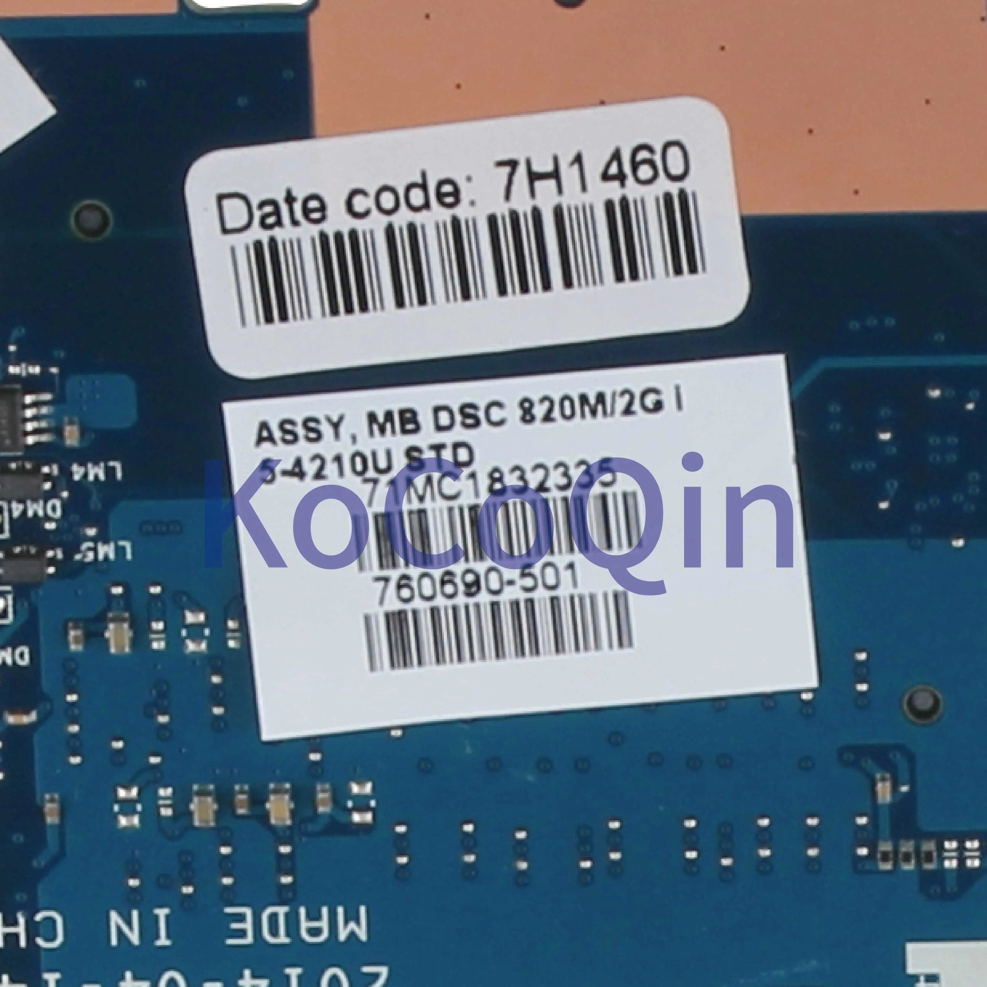 incredible  KoCoQin Laptop motherboard For HP 14-R Mainboard ZS040 Core I5-4200U LA-A993P 760690-001 760690-501