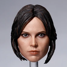 1/6 Scale Female Head Sculpt Accessory Felicity Jones Head Carving Model Toys for 12 inches Action Figure Body 1 6 beautiful girl blink female head sculpt toys phicen female body part for 12 action figure doll toys eyes movable only head