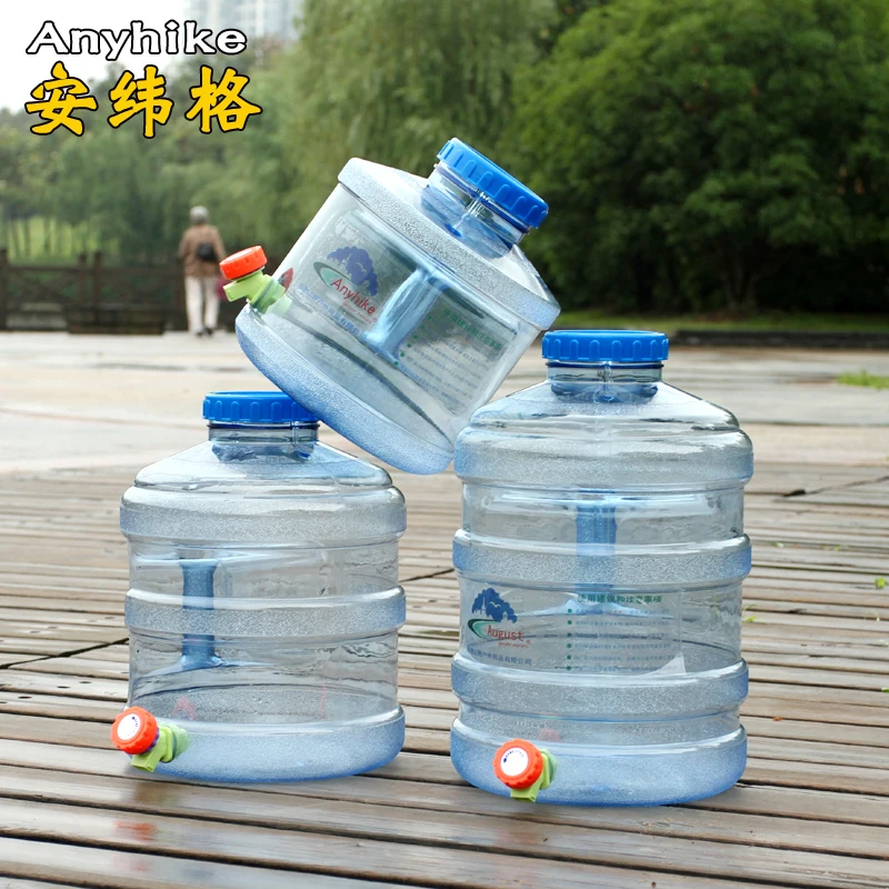 

Outdoor Water Bucket Camping Foldable with Tap Collapsible Camping Survival Applicable Water Bottle Container Anyhike
