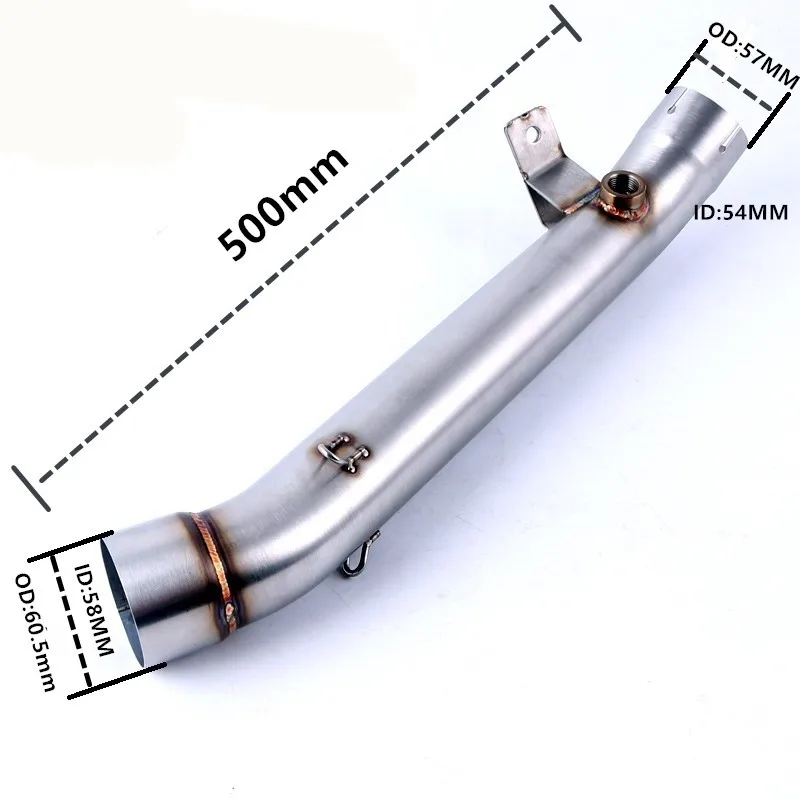 

ZX-10R ZX10R Motorcycle exhaust contacter Link middle pipe slip-on for kawasaki zx-10r 2011-2017 ZX 10R