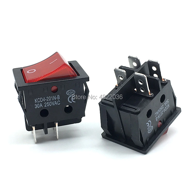 Kcd4201nb Electric Welding Machine Switch Rocker Switch With Red