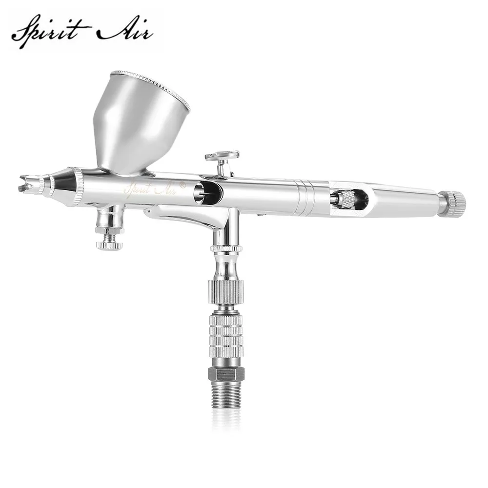 Spirit Air 0 2 мм/0 3 5 мм Аэрограф Краскораспылитель DIY Gravity Feed двойного действия для