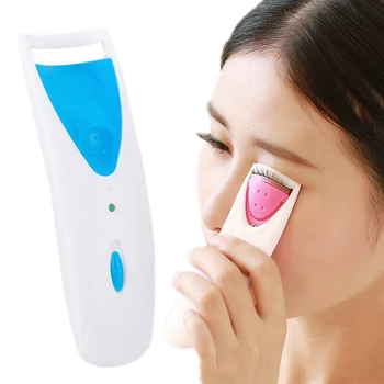 

2018 Electric Heated Eyelash Curler Long Lasting Eye Lash Perm Heated Roll Makeup Tool eyelid tools