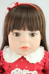 Реалистичные reborn Малыша Кукла Мягкий силиконовый винил Настоящее нежное прикосновение 28 дюйм(ов)
