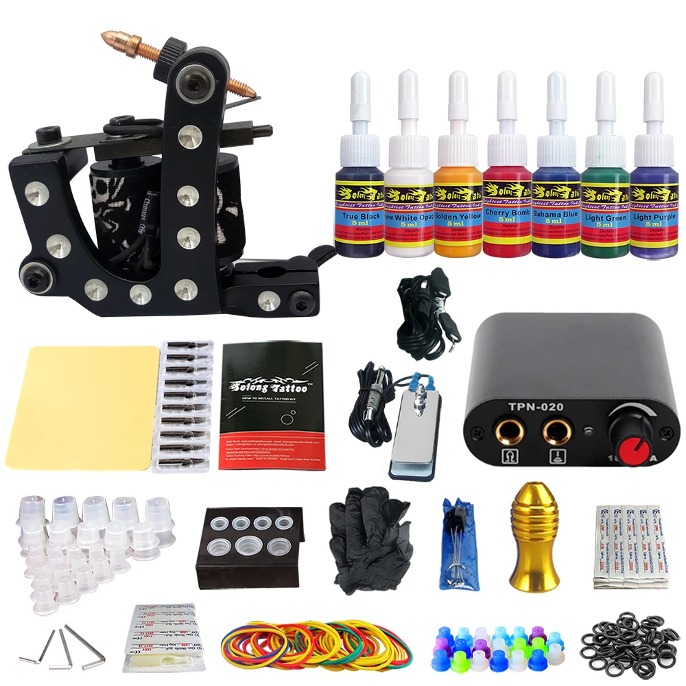 

Stigma Kit Tattoo Complete Machine Sets 7 Inks TK105-40
