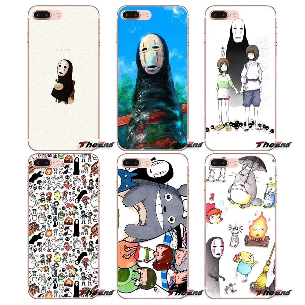 Чехол для телефона Huawei G7 G8 Ascend P7 P8 P9 Lite Honor 4C 5X 5C 6X Mate 7 8 9 Y3 Y5 Y6 II Pro Kawaii Ghibli Doodle