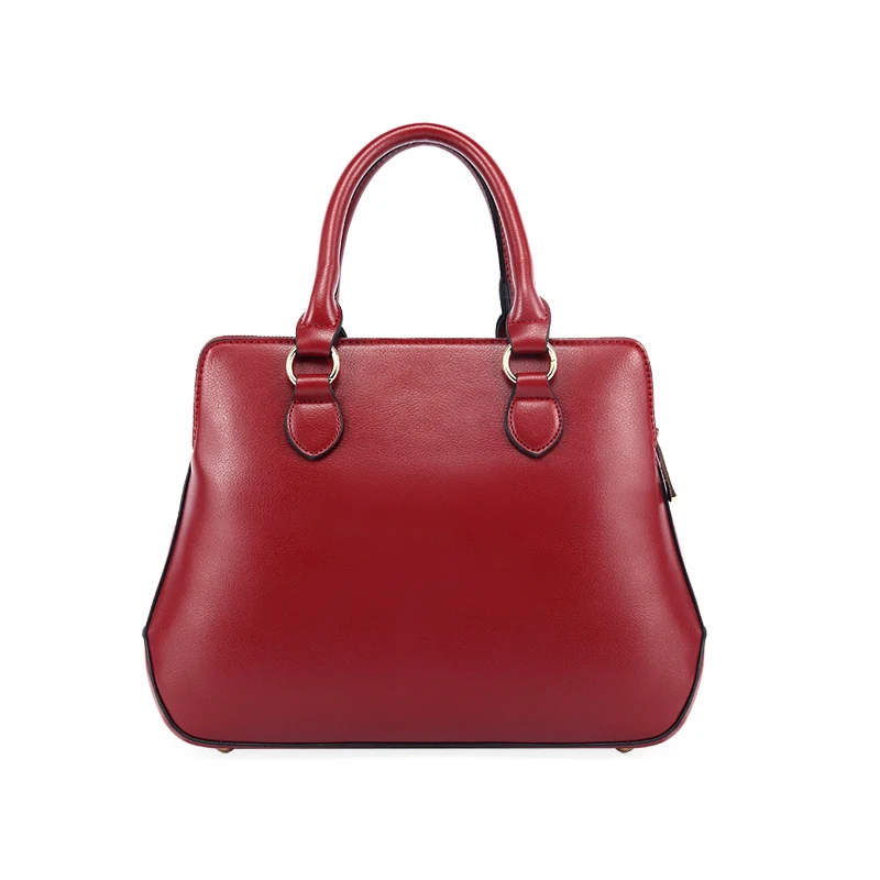 

New Famous Design Multi-function Double Zipper Bag Fashion pu Leather Women's Handbag Pure Color High Quality Shoulder Bags