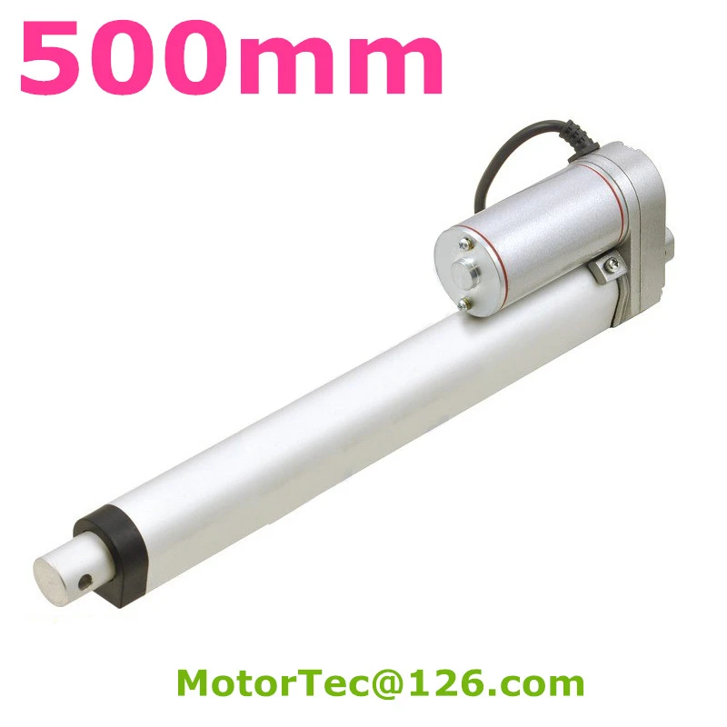 Mini Linear Electric Actuator 500mm Stroke Heavy Duty DC 12V Load Linear Actuator Electric Motor with Bracket Electric Linear Actuator Motor Mini Linear Electric Actuator 500mm Stroke Heavy Duty DC 12V Load Linear Actuator Electric Motor with Bracket Electric Linear Actuator Motor