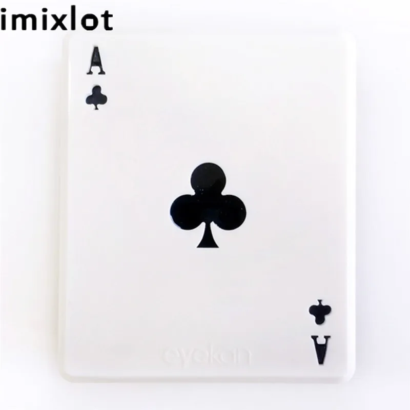 Квадратный Чехол для карт в виде покера, клубов, сердец, ромбов, цветов сливы, а-образный чехол для контактных линз, контейнер для девочек и мальчиков, чехол для линз Миньон
