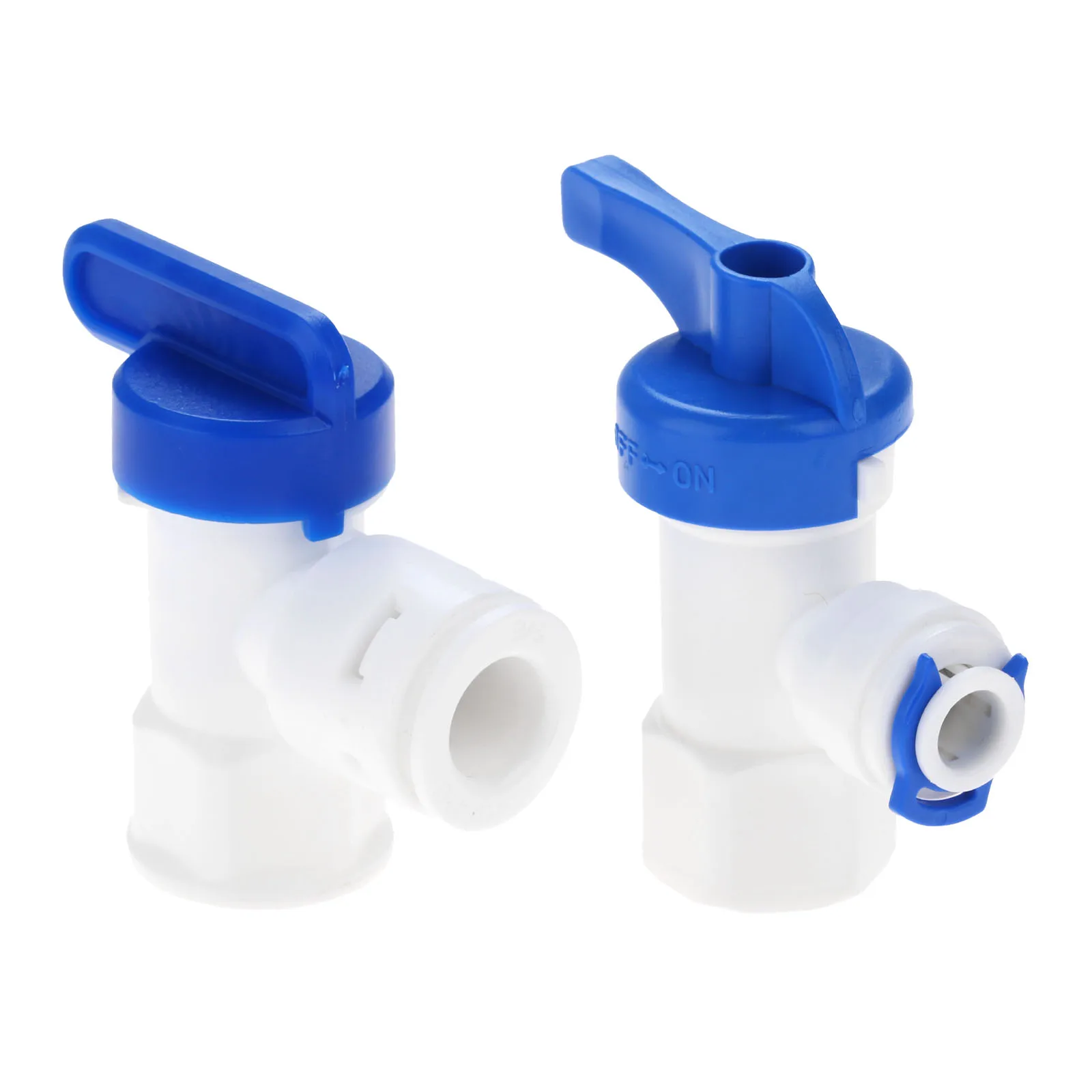 1Pc Water Filter Ball Valve Fittings 1/4 3/8 OD Hose 1/4"BSP Female Quick Connector Plastic Ball Valve RO Water Reveser Osmosis