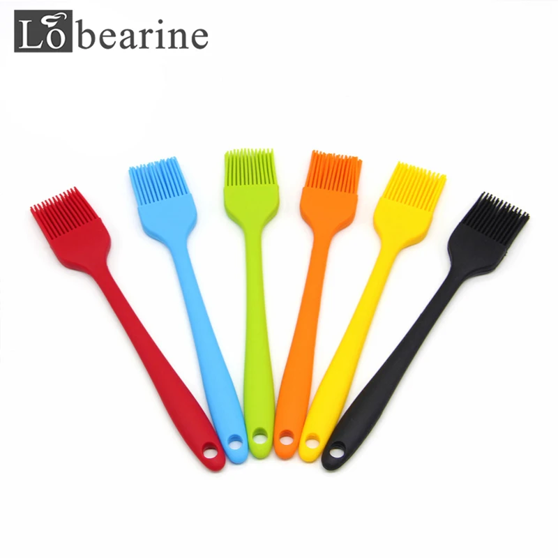 1 pc Silicone BBQ Oil Brush Baking Brushes Cleaning Barbecue Baking