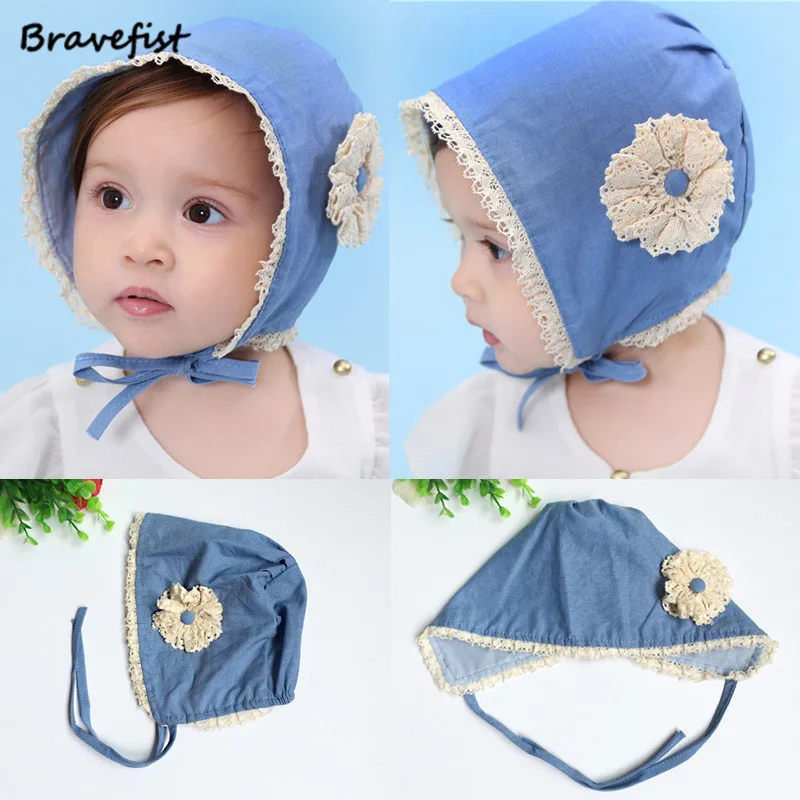 New Spring Summer Baby Girl Cap Sweet Lovely Cute Princess Hat Children