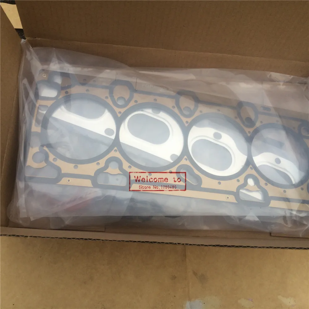 One Set Engine Gasket Set Seal kit Oil Cooler Cylinder Head Gasket For Chevrolet CRUZE 1.8 DAEWOO 55568529
