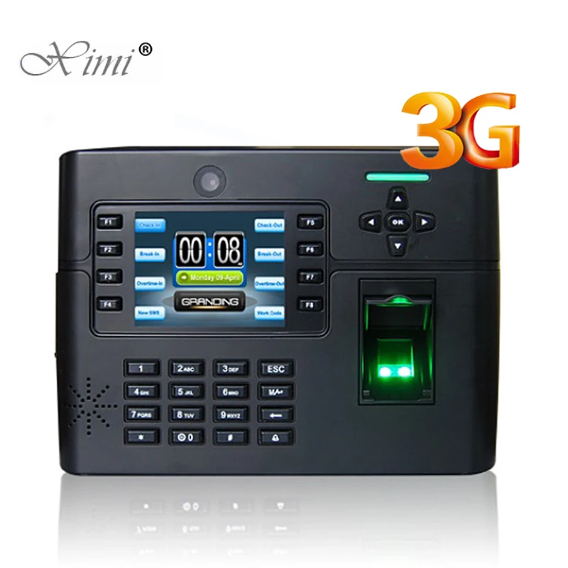 3G TCP/IP биометрический отпечаток пальца время посещаемости часы рекордер
