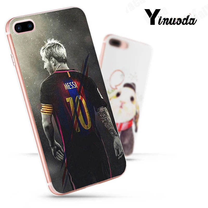 Yinuoda Lionel Messi Уникальный дизайн новейший модный чехол для телефона для iPhone 8 7 6 6S Plus X 10 5 5S SE XR XS MAX - Цвет: 5