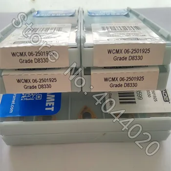 

WCMX06-2501925 D8330 10Pcs New Original CNC Tool Blade Carbide Blade