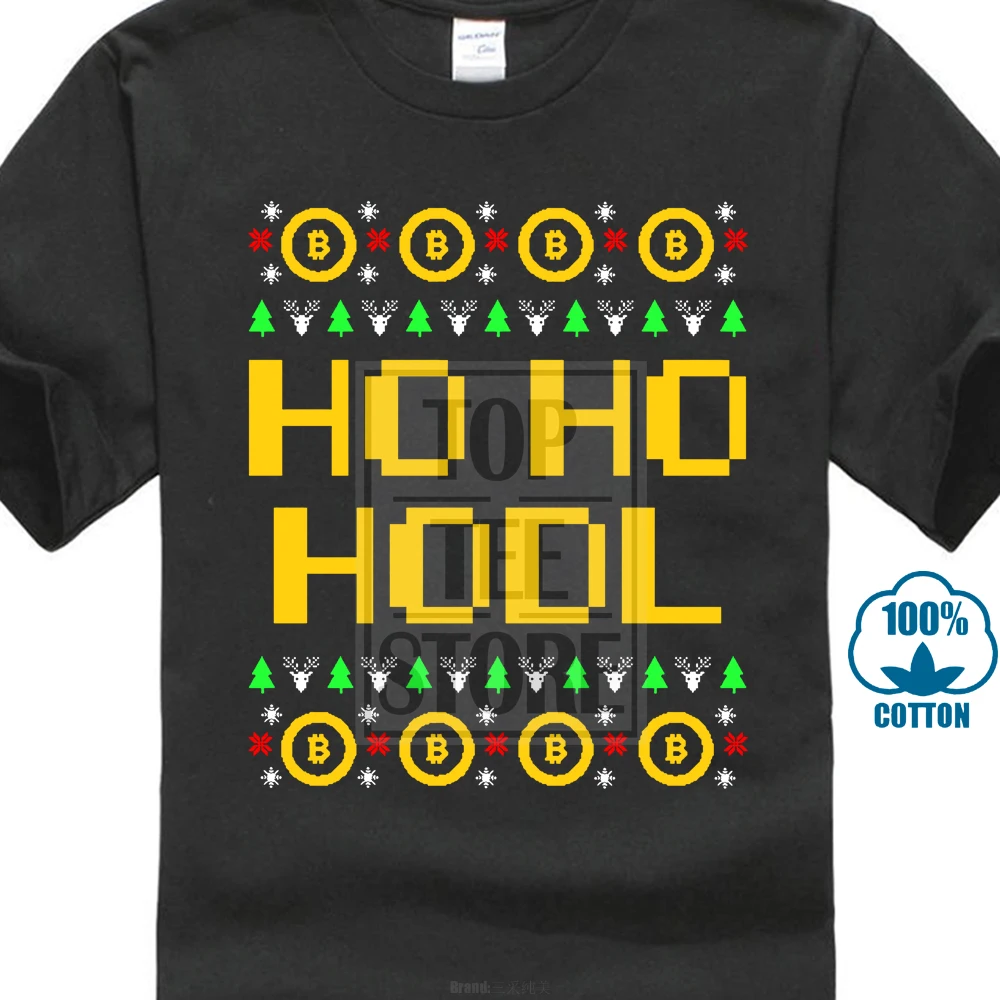 Funny Bitcoin Ho Hodl Christmas T Shirt Cryptocurrency Gift