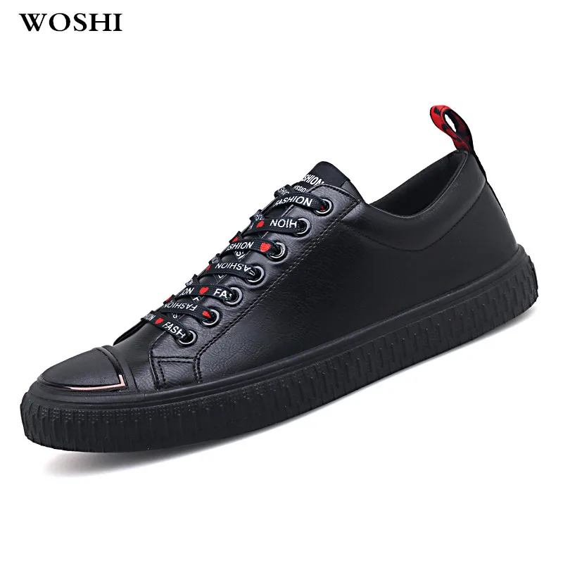 Achat Chaussures hommes Appartements Lace Up Casual hommes chaussures Chaussures British style Appartements de mode Chaussures En Cuir hommes mocassins mâle tenis krasovki k4