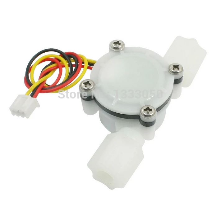 

Free Shipping 0.3-6L/min 0.8Mpa G1/4 Water Fluid Flow Control Hall Sensor Meter Flowmeter