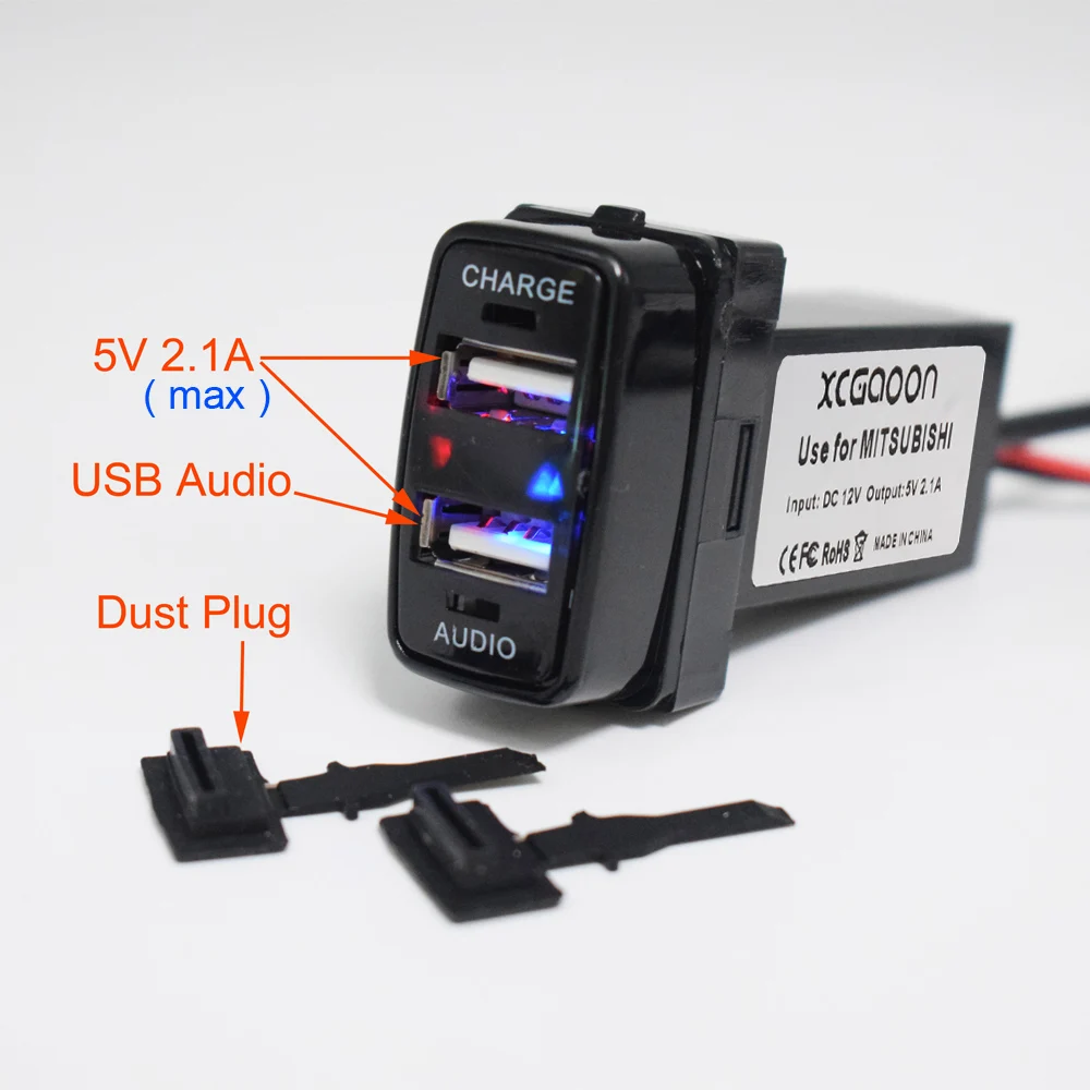 Специальный специальный переходник XCGaoon для автомобильного интерфейса USB 5 в 2 1 А