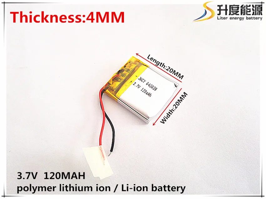 1pcs [SD] 3.7V,120mAH,[402020] Polymer lithium ion / Li ion battery for