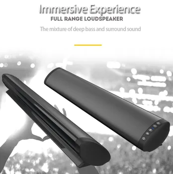 

Wireless Bluetooth 5.0 Soundbar Stereo Speaker Powerful TV Home Theater Sound Bar with Remote Control