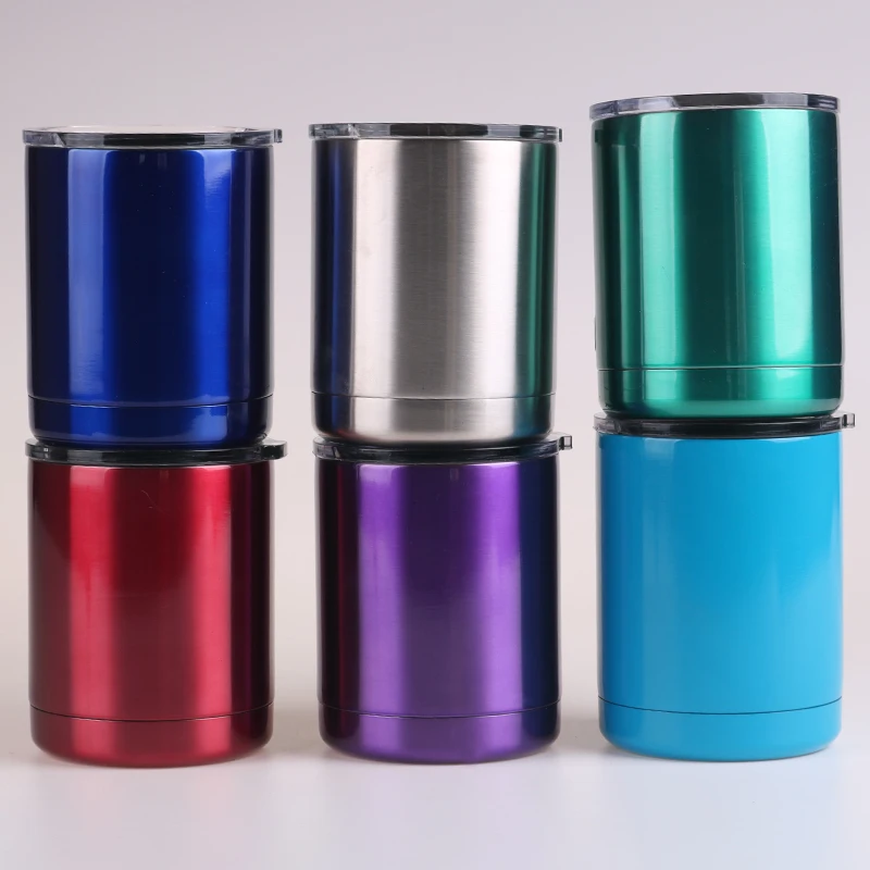 New 10oz Rambler Double Wall Vacuum Insulation 304 Stainless Steel Low Cup Travel Coffee Cup outdoor