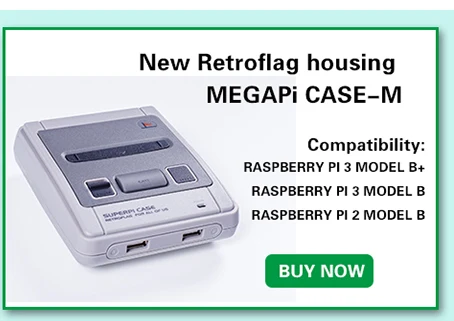 Чехол для видеоигры Retroflag MEGAPi Поддержка HDMI tv Out Raspberry Pi tv Ретро игровой плеер с 10000+ игры для GBA/CP и т. Д