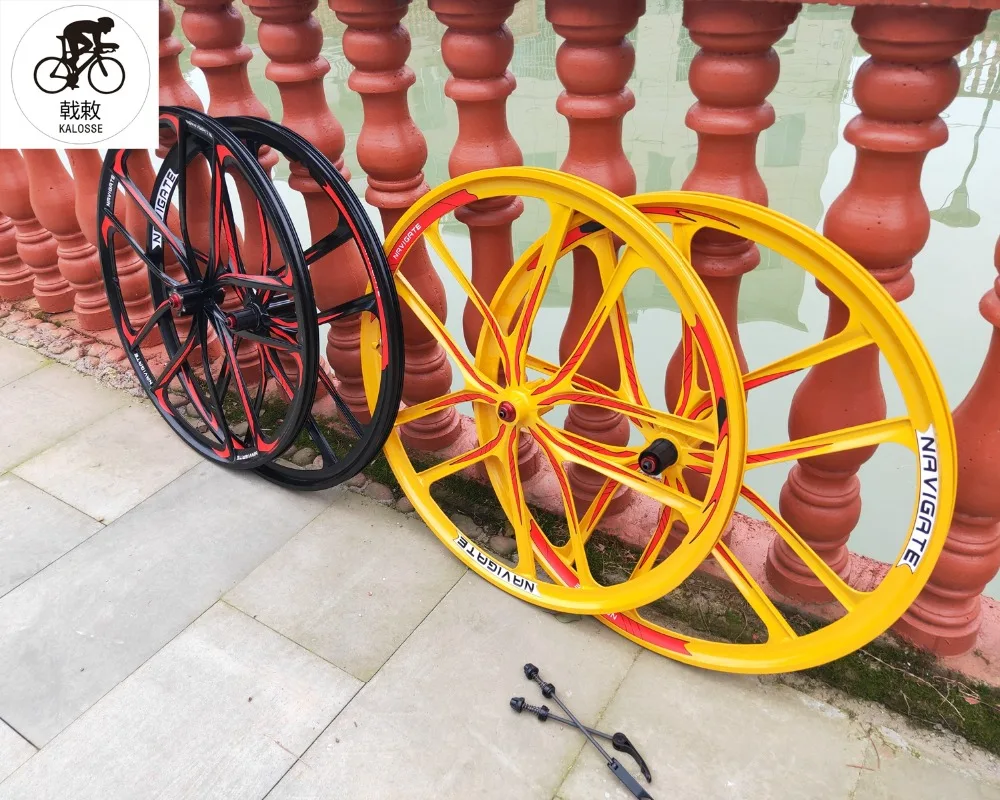 Top Kalosse magnesuim alloy  29inch  mountain bike wheels 2 bearings hubs  100/135mm   For 11 Speed cassette 14