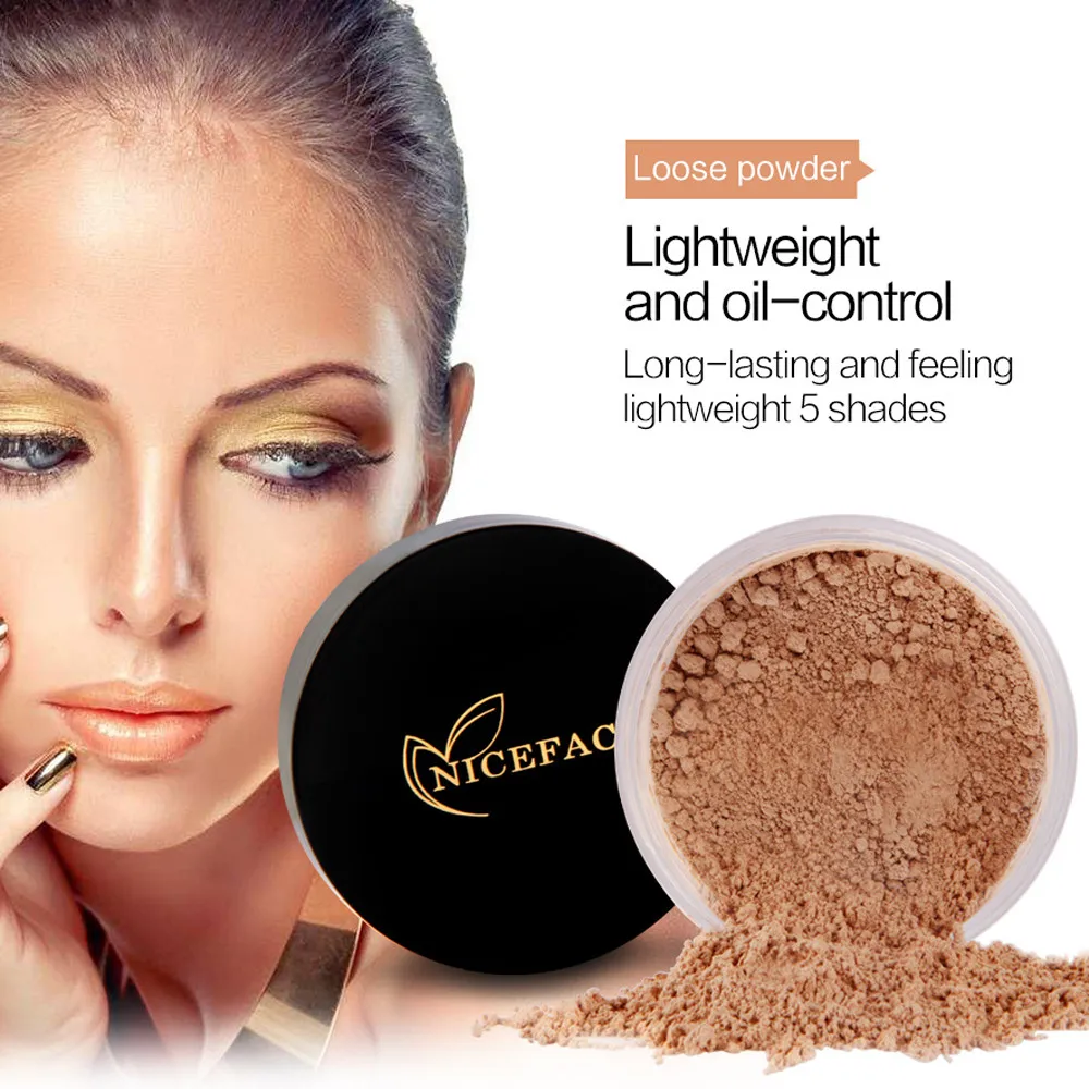

New Brand Makeup Powder 5 colors Loose Powder Skin-made To Mention Bright Color Matte Powder Loose Powder