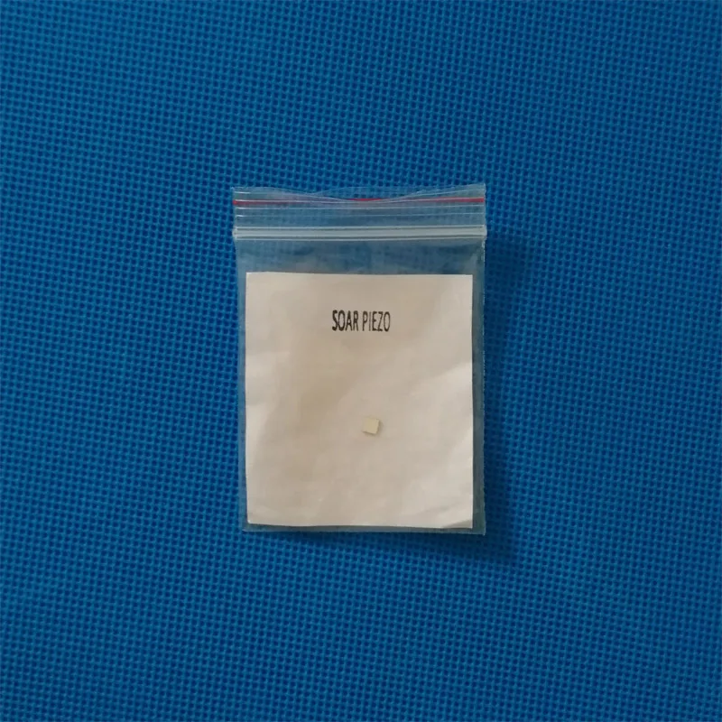 

Piezoelectric Ceramic Plate Transducer 3*3*0.4mm-PZT5 Ultrasonic Sensor Energy/Electricity harvesting Sheet Pressure Sheet