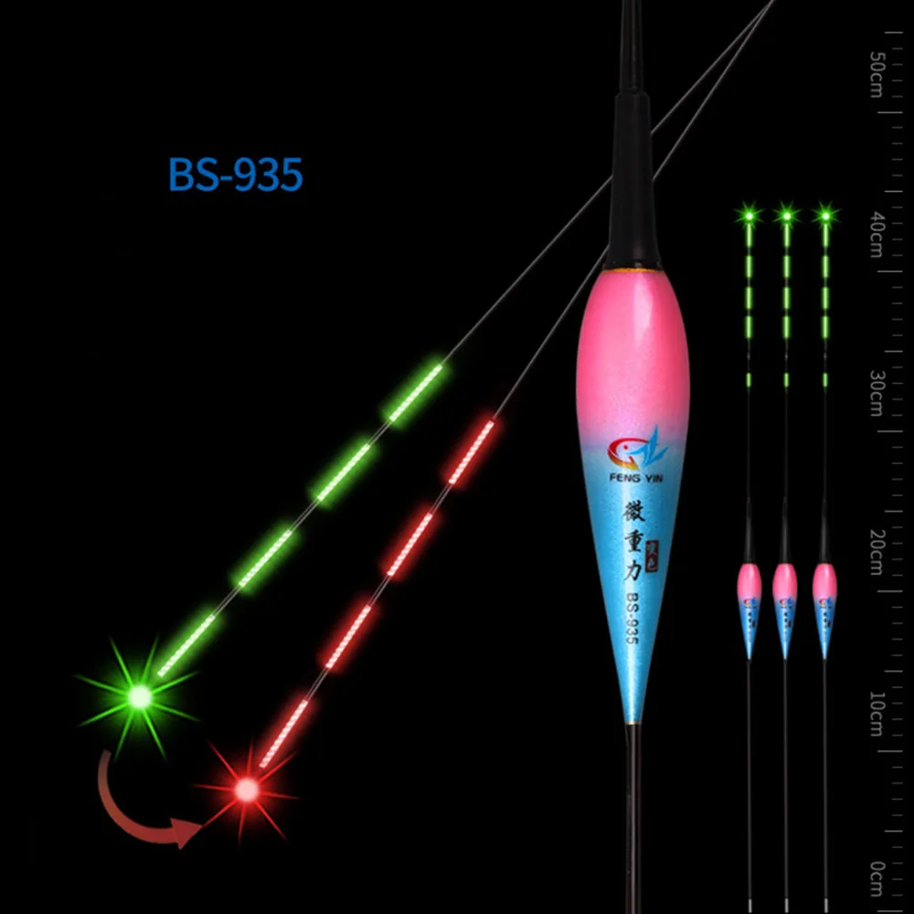 Рыбацкая рыба плавающая Интеллектуальный сигнал тревоги на рыбалке крючок цвет электронный Дрифт светящаяся плавающая наживка Светодиодная лампа Автоматическая 40J1