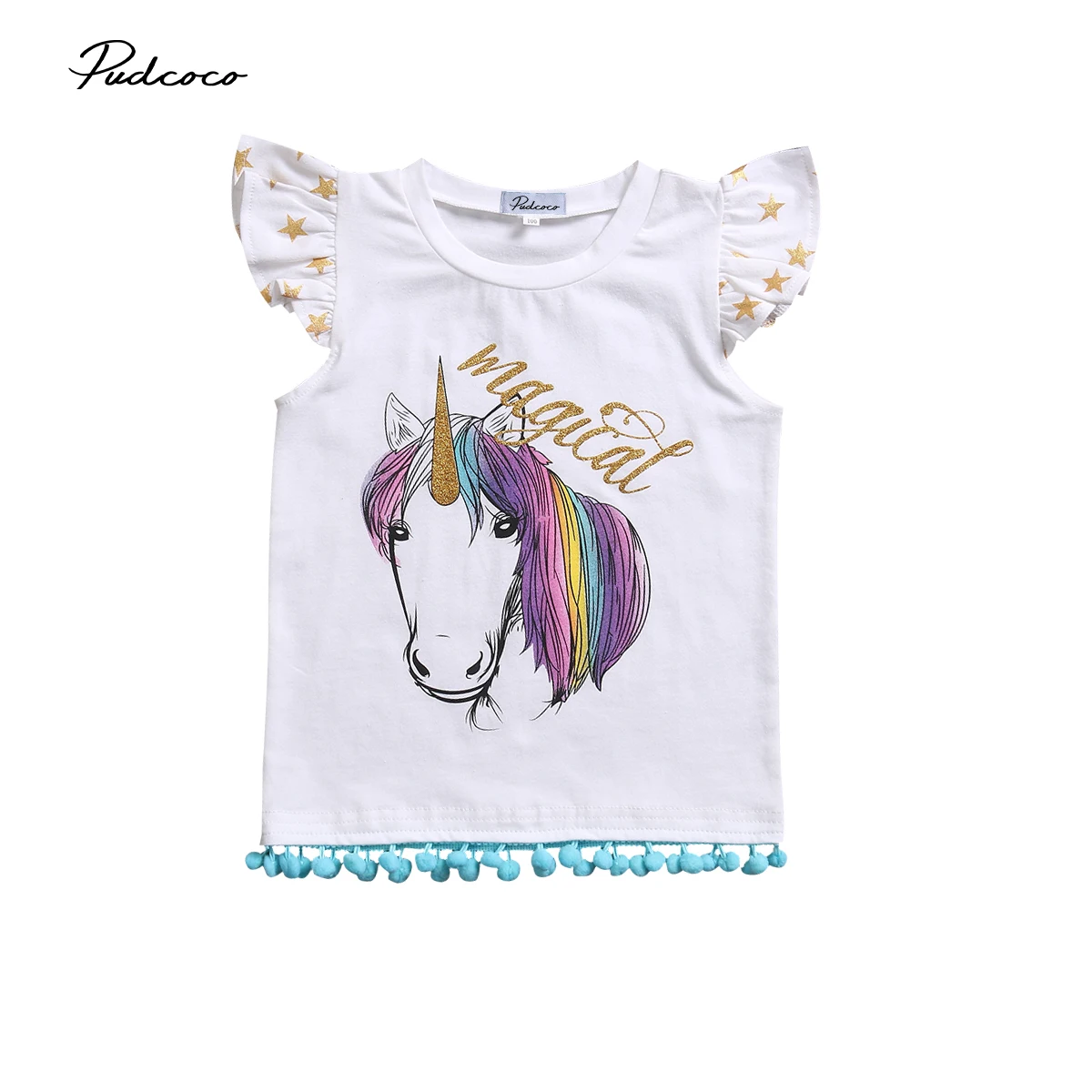 Infant Unicorn Matching Set Big Sister Tops Newborn Baby Girls Romper Bodysuit