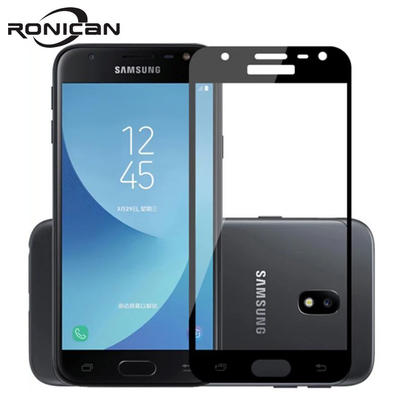 Для Samsung S7 S6 полное покрытие защита экрана закаленное стекло для Galaxy A5 A7 2016 2017 J3 J5 J7