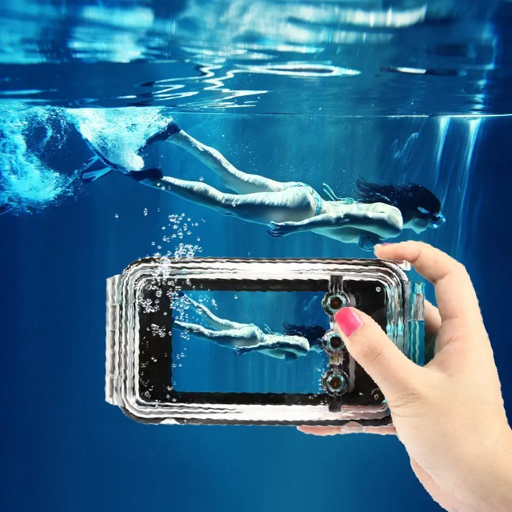 iFavor 40M 130 FT Professional Diving Waterproof Case for iPhone 6 6s