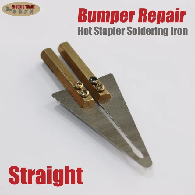 straight melt knife blade smoothing ironing tool hot stapler plastic