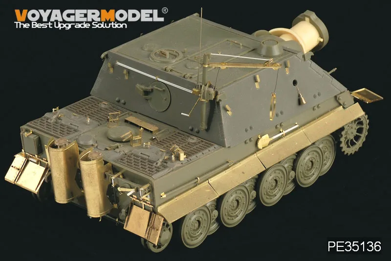 Tanque de Assalto Passatempo Modelo Voyager Assalto Tigre & Rdquo Upgrade Metal Gravura Kit Afv Knl Pe35136 2 High Quality Brinquedos e hobbies